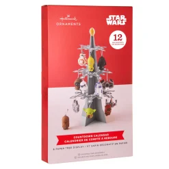 Star Wars™ Hallmark Countdown Calendar Paper Tree Set With 12 Mini Ornaments