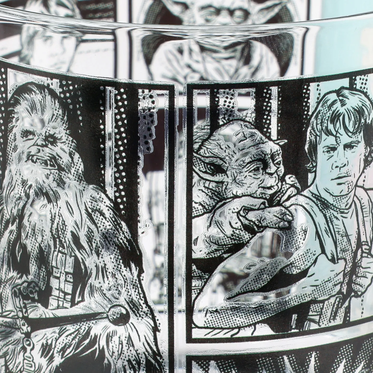 Star Wars™ Han Solo™ and Princess Leia™ Drinking Glasses, Set of 2