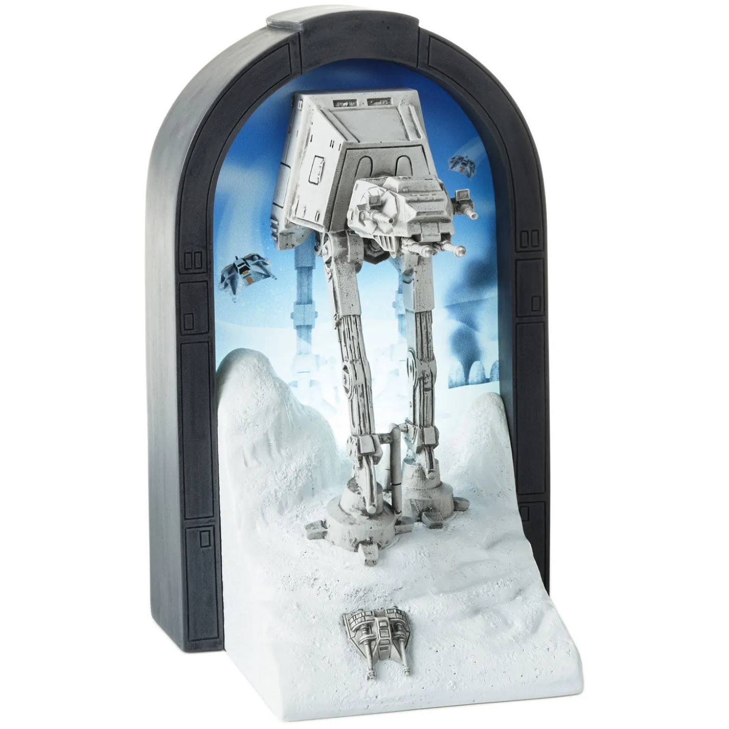 Star Wars™ Hoth Battle Scene Light-Up Book Nook Decoration