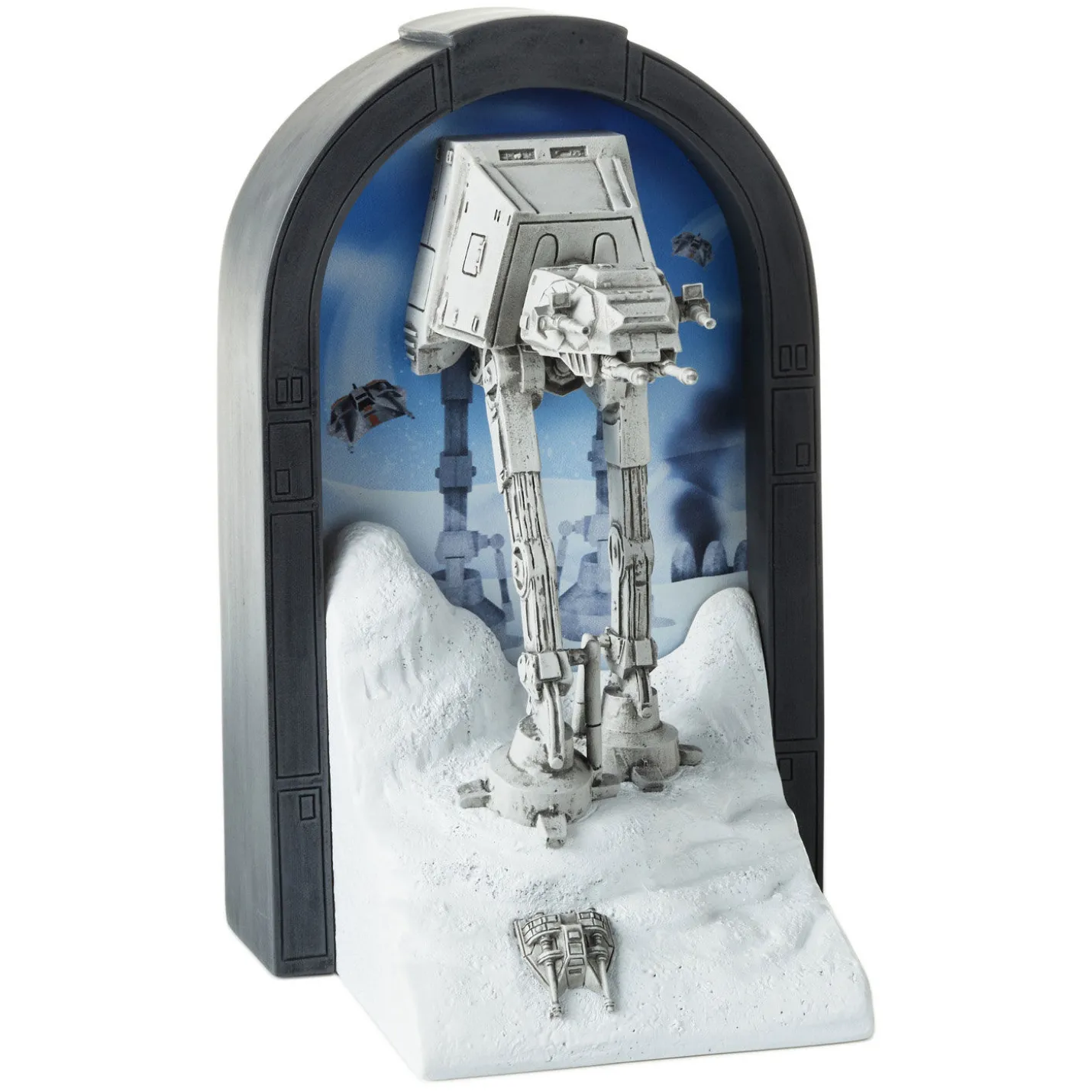 Star Wars™ Hoth Battle Scene Light-Up Book Nook Decoration