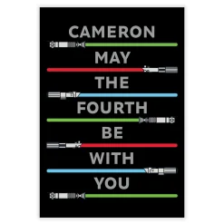 Star Wars™ May the Fourth Custom Card