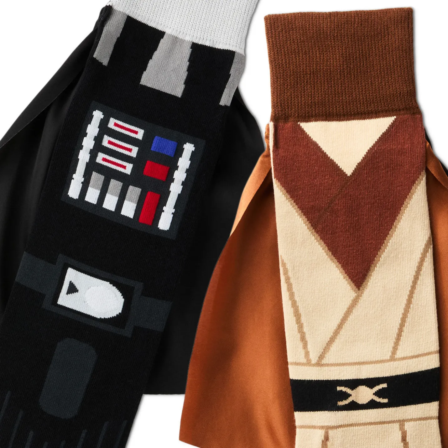 Star Wars™ Obi-Wan Kenobi™ and Darth Vader™ Novelty Socks
