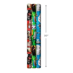 Star Wars™ 3-Pack Wrapping Paper Roll Bundle, 60 sq. ft. total