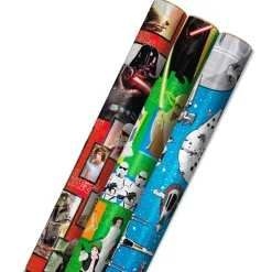 Star Wars™ 3-Pack Wrapping Paper Roll Bundle, 60 sq. ft. total
