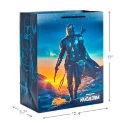 13" Star Wars™ The Mandalorian™ and Grogu™ Assorted 3-Pack Large Gift Bags