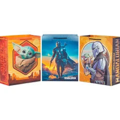 13" Star Wars™ The Mandalorian™ and Grogu™ Assorted 3-Pack Large Gift Bags