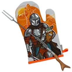 Star Wars: The Mandalorian™ Grill Fork and Oven Mitt, Set of 2