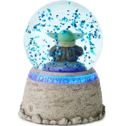 Star Wars: The Mandalorian™ Grogu™ in Meditation Snow Globe With Light and Sound