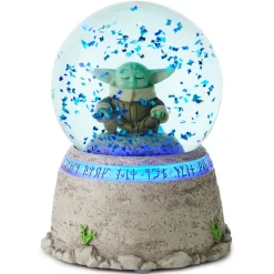 Star Wars: The Mandalorian™ Grogu™ in Meditation Snow Globe With Light and Sound