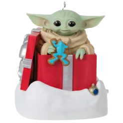 Star Wars: The Mandalorian™ Grogu™ Greetings Ornament With Sound and Motion