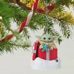 Star Wars: The Mandalorian™ Grogu™ Greetings Ornament With Sound and Motion