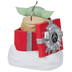 Star Wars: The Mandalorian™ Grogu™ Greetings Ornament With Sound and Motion