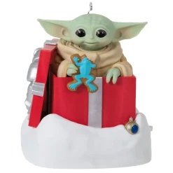 Star Wars: The Mandalorian™ Grogu™ Greetings Ornament With Sound and Motion