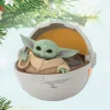 Star Wars: The Mandalorian™ Grogu™ in Hovering Pram Ornament