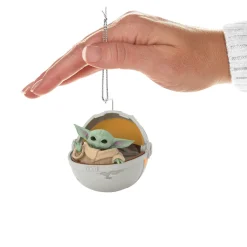 Star Wars: The Mandalorian™ Grogu™ in Hovering Pram Ornament