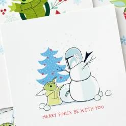 Star Wars: The Mandalorian™ Grogu™ Holiday Fun Boxed Christmas Cards Assortment, Pack of 16