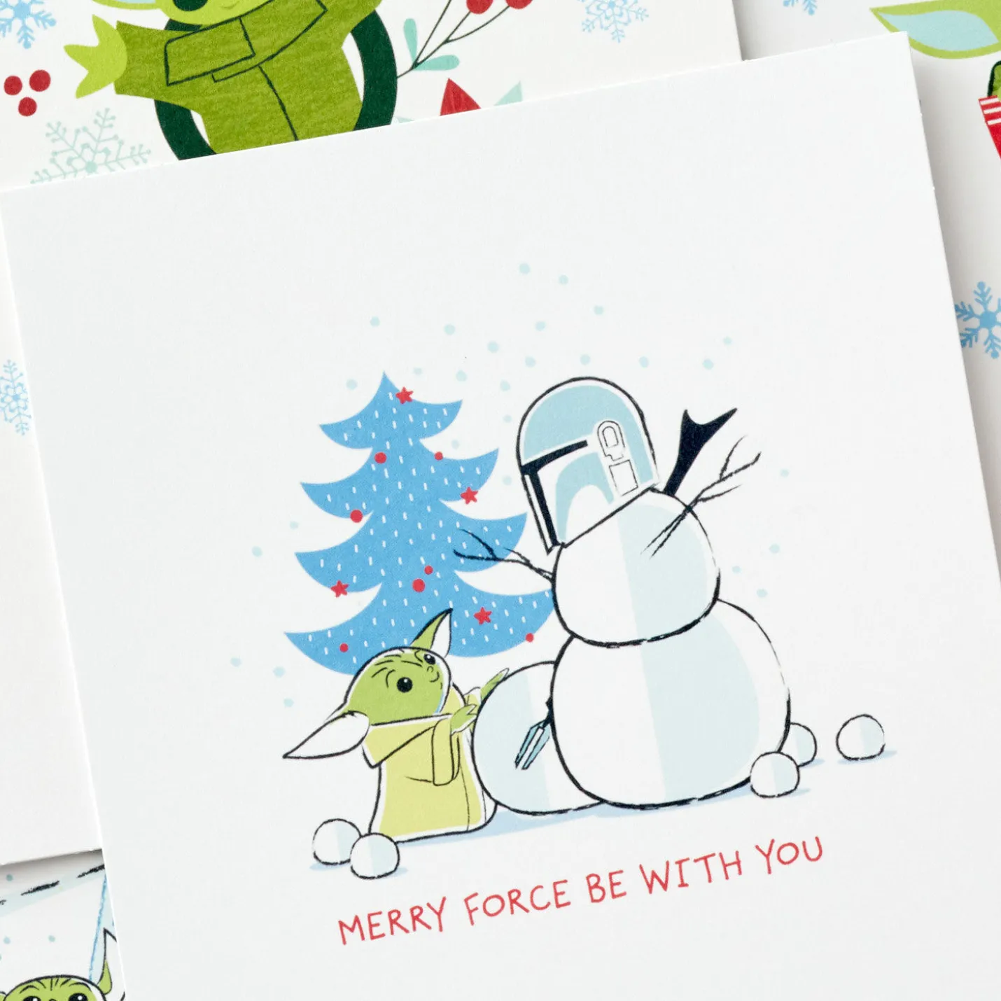 Star Wars: The Mandalorian™ Grogu™ Holiday Fun Boxed Christmas Cards Assortment, Pack of 16