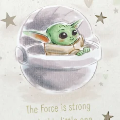 Star Wars: The Mandalorian™ Grogu™ The Force Is Strong With This Little One New Baby Card