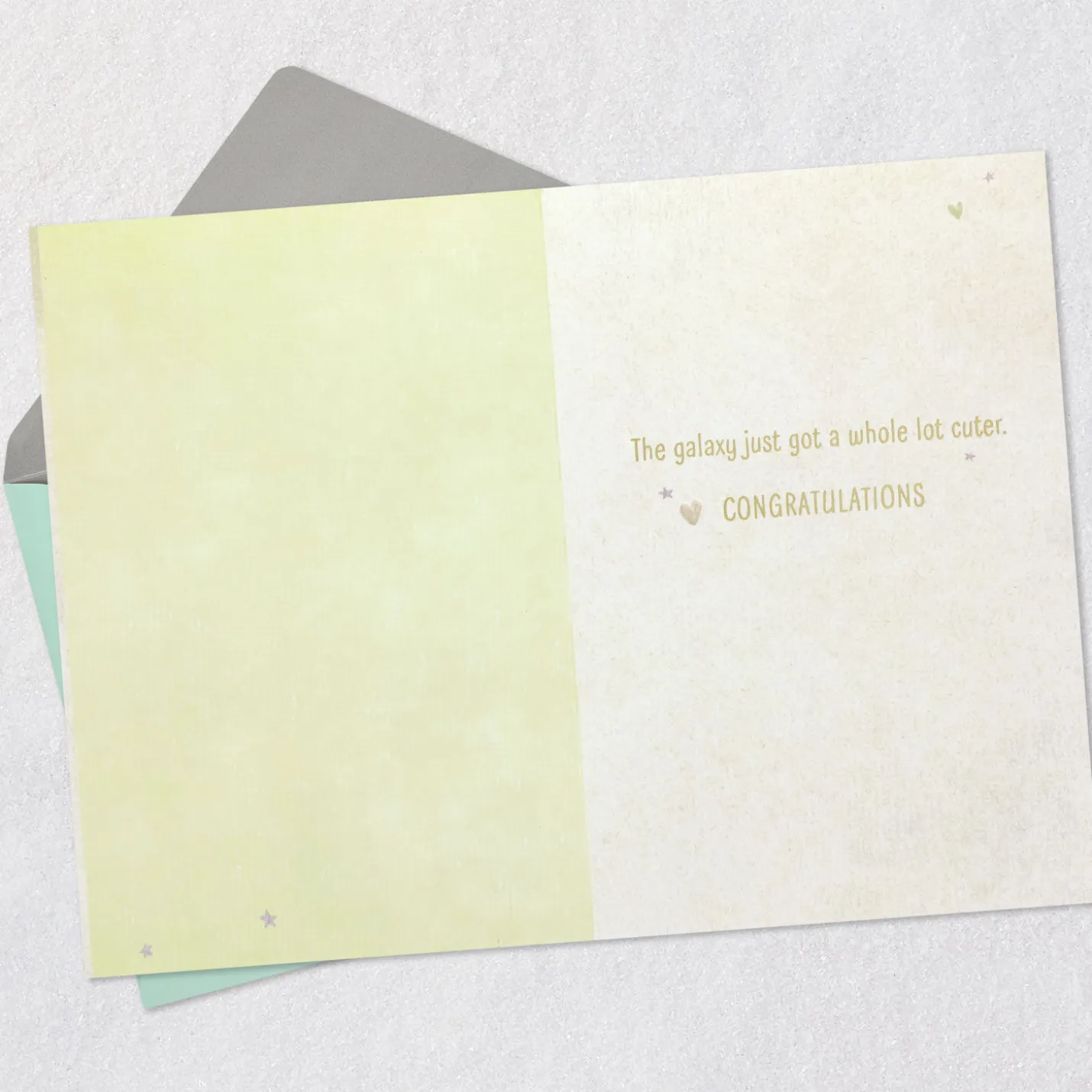 Star Wars: The Mandalorian™ Grogu™ The Force Is Strong With This Little One New Baby Card