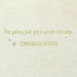 Star Wars: The Mandalorian™ Grogu™ The Force Is Strong With This Little One New Baby Card