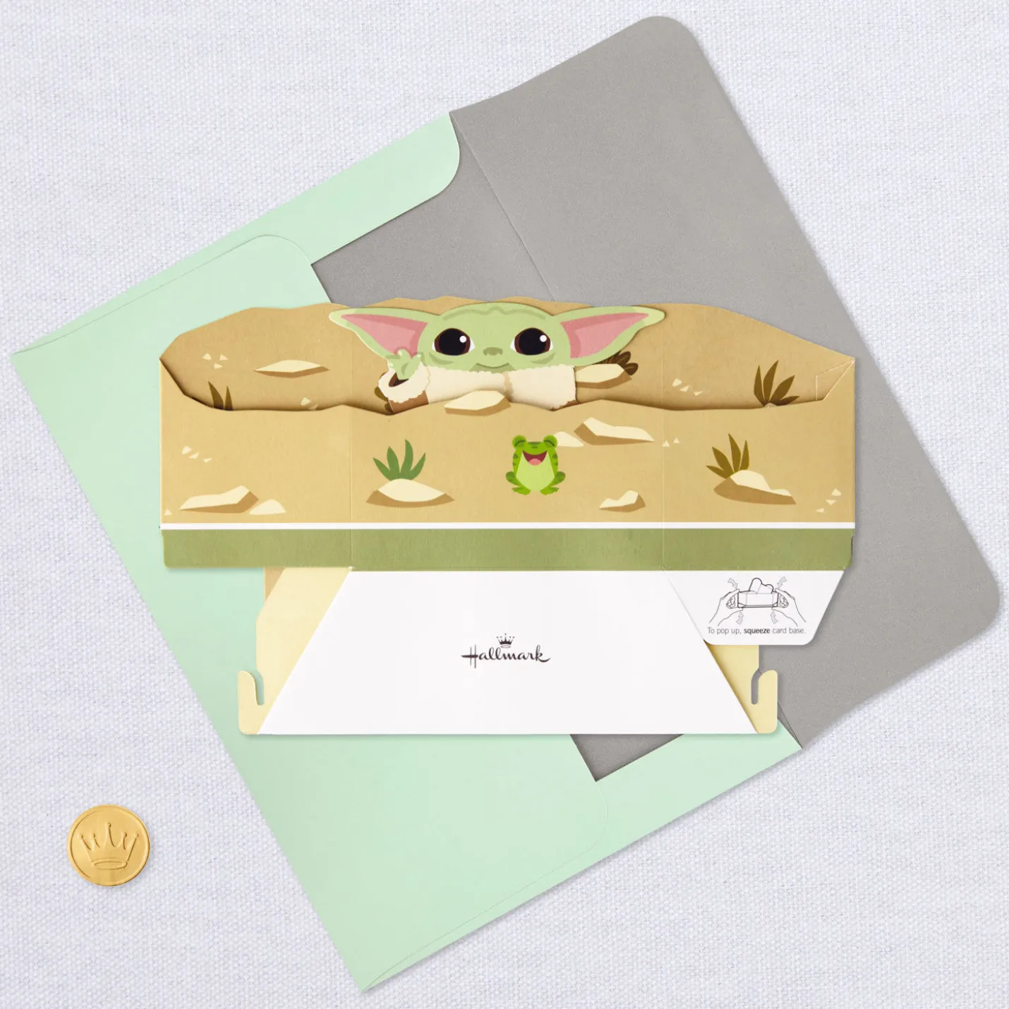 Star Wars: The Mandalorian™ The Child™ 3D Pop-Up Hello Card