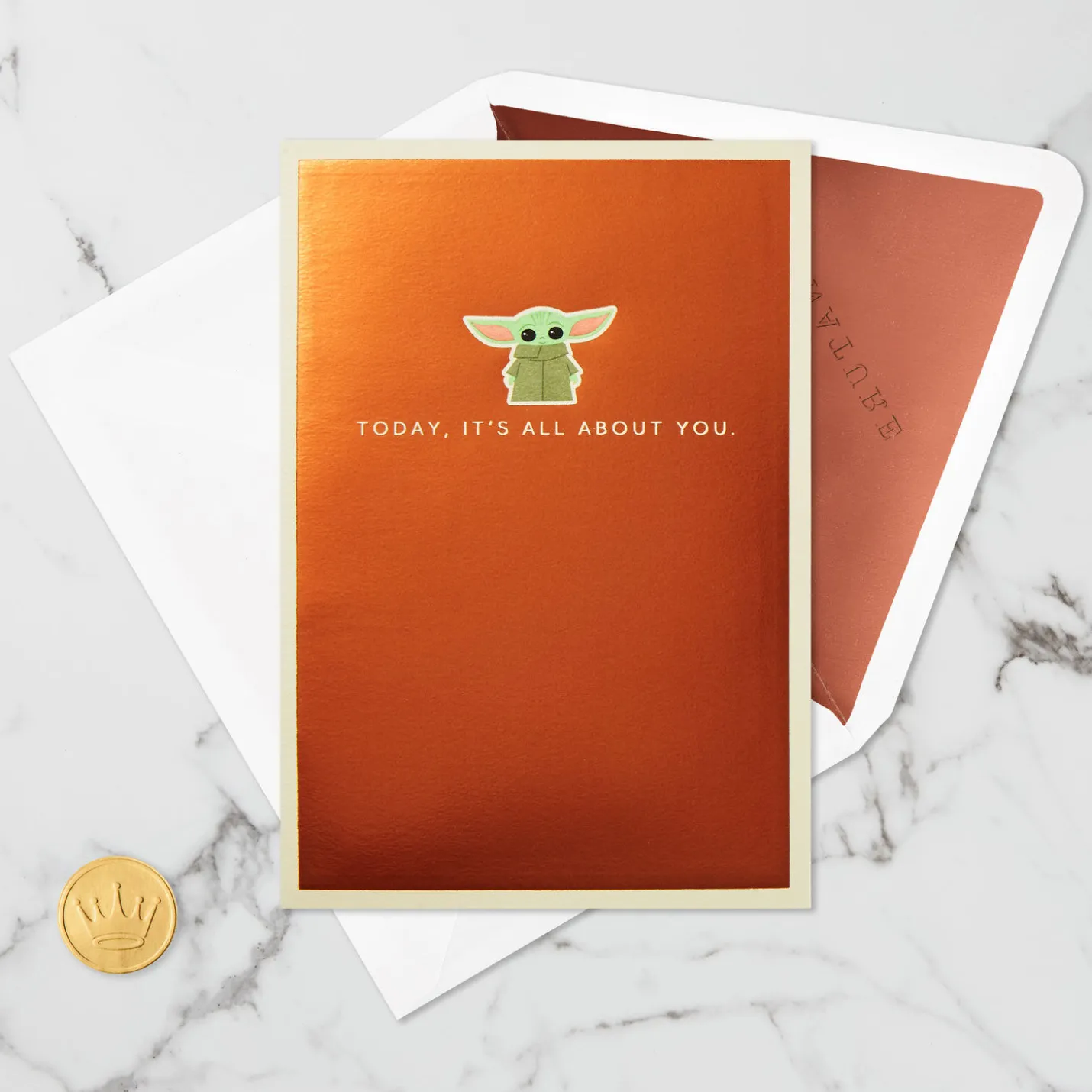 Star Wars: The Mandalorian™ The Child™ Today Is All About You Card