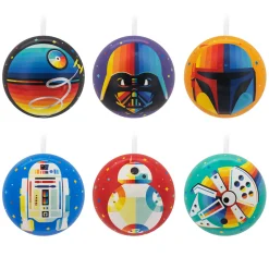 Star Wars™ Tin Ball Hallmark Ornaments, Set of 12