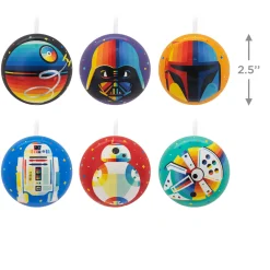 Star Wars™ Tin Ball Hallmark Ornaments, Set of 12