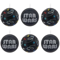 Star Wars™ Tin Ball Hallmark Ornaments, Set of 12