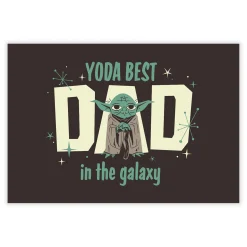 Star Wars™ Yoda™ Best Dad Custom Father's Day Card