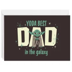 Star Wars™ Yoda™ Best Dad Custom Father's Day Card