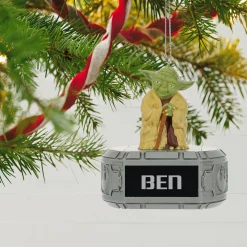 Star Wars™ Yoda™ Personalized Ornament, Custom Text
