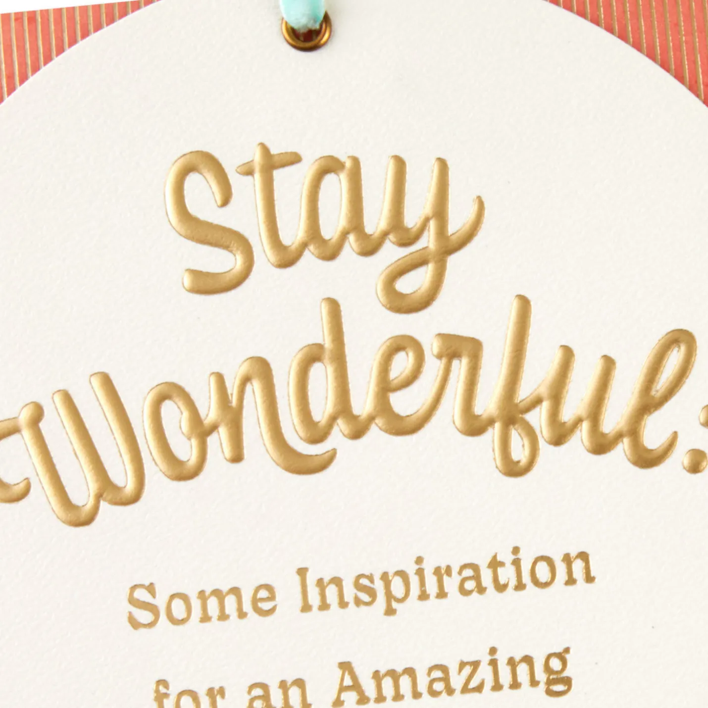 Stay Open, Focused and Positive Birthday Card for Daughter