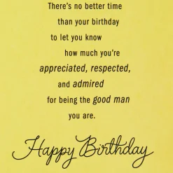 Strong and Steady for Our Family Birthday Card for Him