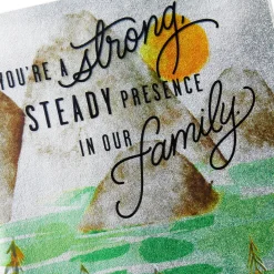 Strong and Steady for Our Family Birthday Card for Him