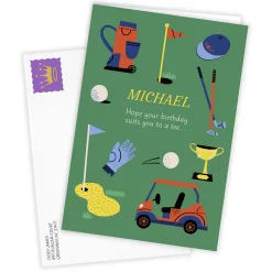Suits You to a Tee Custom Birthday Card