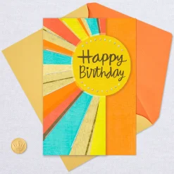 Sun Rays Birthday Card
