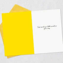 Sunflower in Sunglasses Thinking of You Card