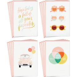 Sunny Tropical Assorted Boxed Blank Notes, Pack of 16