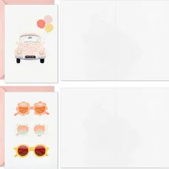 Sunny Tropical Assorted Boxed Blank Notes, Pack of 16