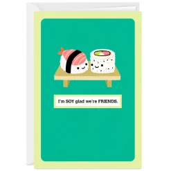 Sushi Funny Custom Friendship Card