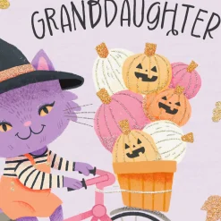 Sweet as Your Smile Halloween Card for Granddaughter