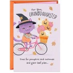 Sweet as Your Smile Halloween Card for Granddaughter