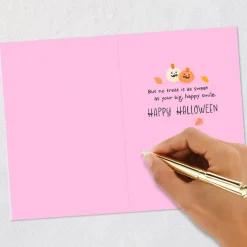 Sweet as Your Smile Halloween Card for Granddaughter