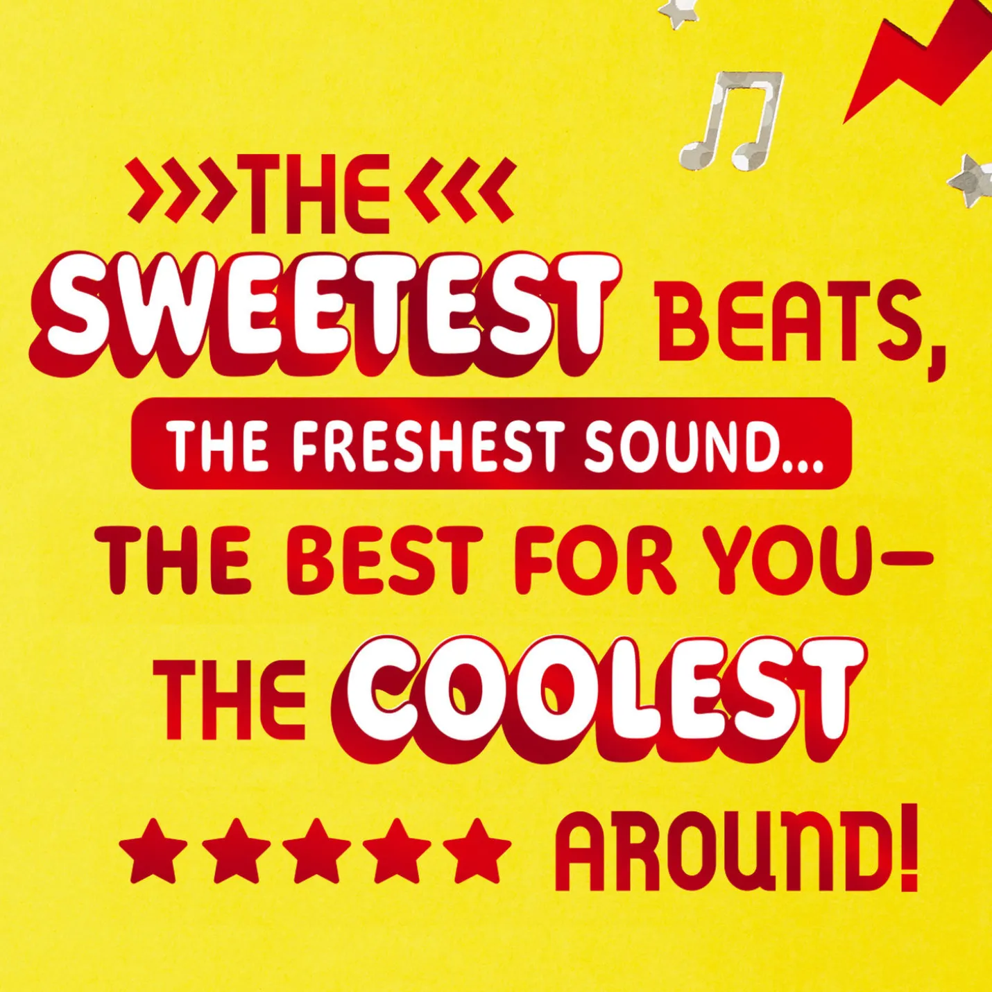 Sweet Beats for a Cool Cat 6th Birthday Card