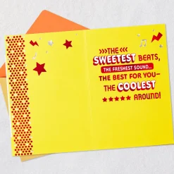 Sweet Beats for a Cool Cat 6th Birthday Card