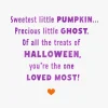 Sweetest Little Pumpkin First Halloween Card for Grandson