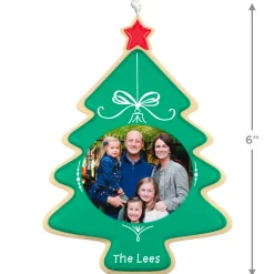 Sweet Memories Sugar Cookie Tree Personalized Ornament, Custom Oval Photo and Text