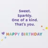 Sweet, Sparkly You Birthday Card for Granddaughter
