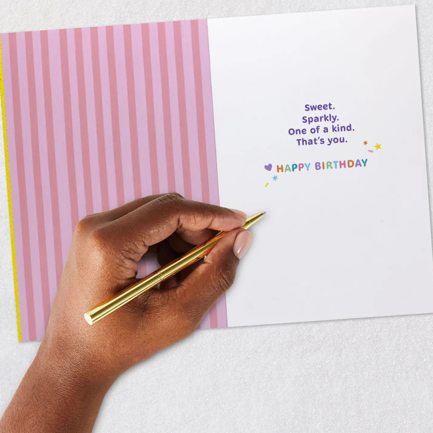 Sweet, Sparkly You Birthday Card for Granddaughter